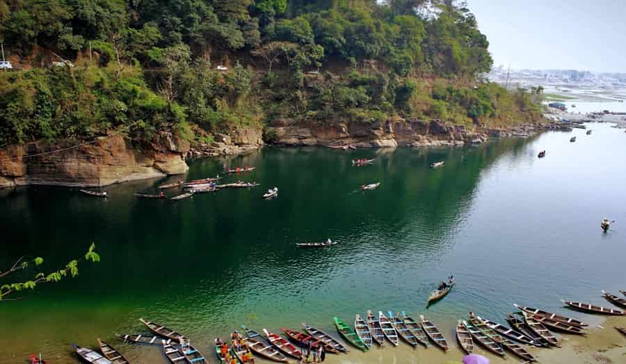 Boating at Dawki River